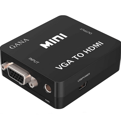 Mini vga to hdmi converter for audio video