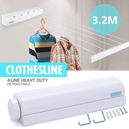 4 ropes indoor retractable clothesline