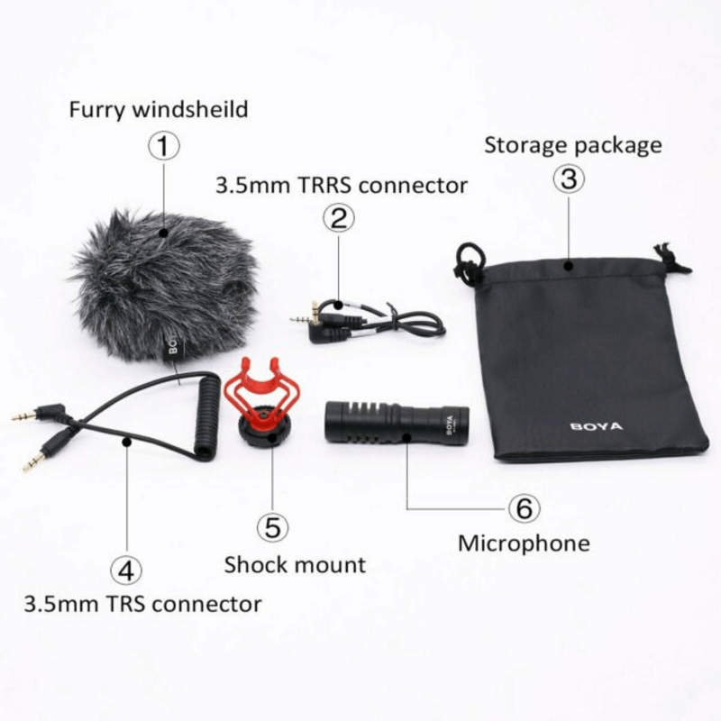 Boya professional on camera microphone by-mm1