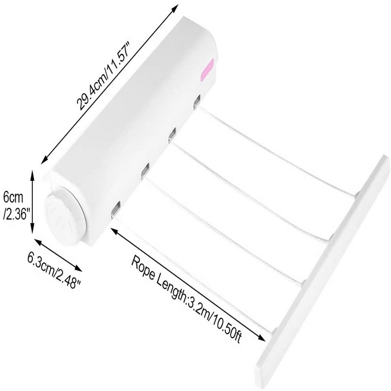 4 ropes indoor retractable clothesline