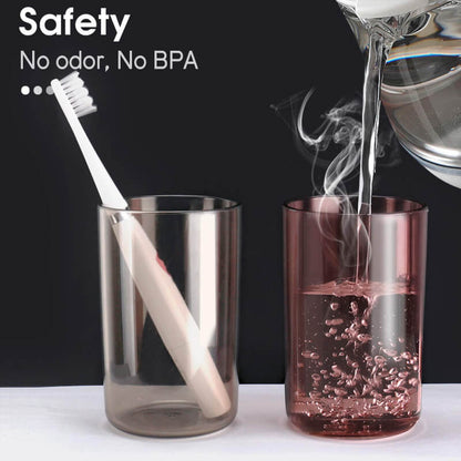 3 Cups Toothbrush holder with Toothpaste Dispenser-Squeezer