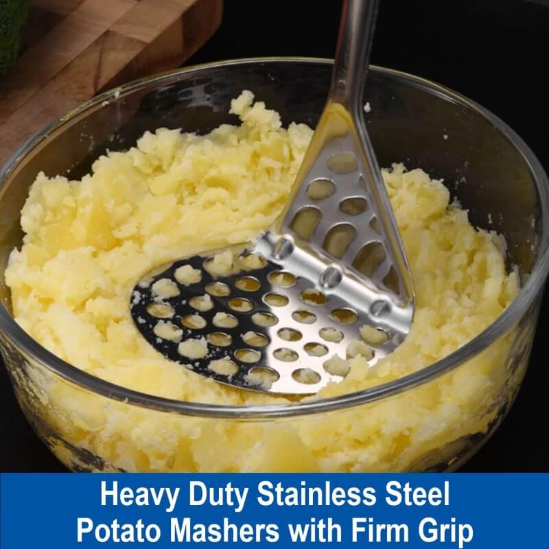 Potato mash press stainless steel masher