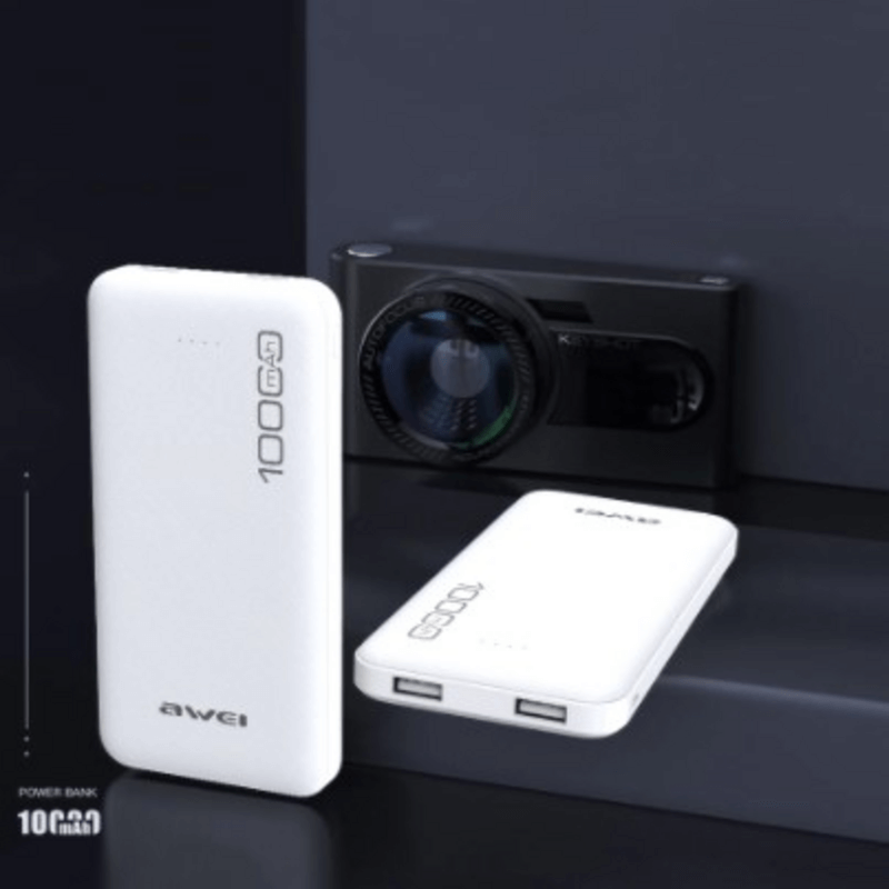 Power bank 10000mah fast charging awei p28k