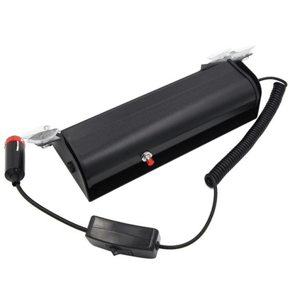 8 led red blue police flash light for dashboard