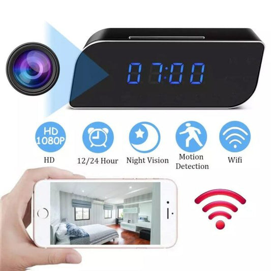 Wireless Wifi IP 1080P HD Clock Camera