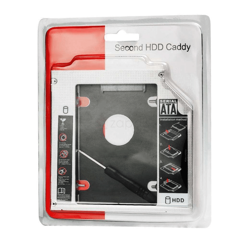 2nd hdd caddy 12.7mm sata 3.0 for 2.5'' ssd hard drive