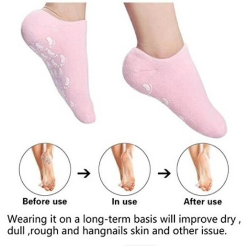 Moisturizing whitening exfoliating foot mask socks