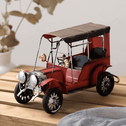 Classic car model vintage car figurine