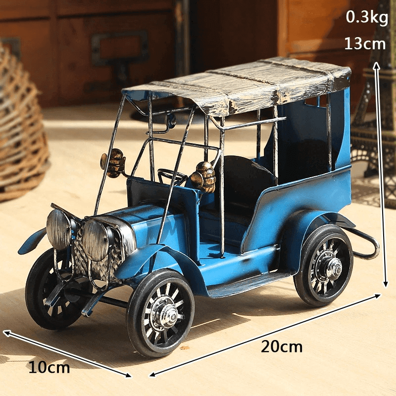 Classic car model vintage car figurine