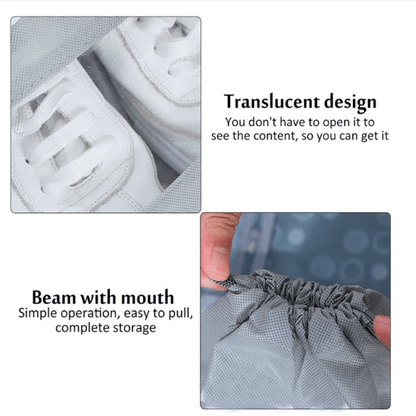 Pack of 2 pocket shoe storage bag