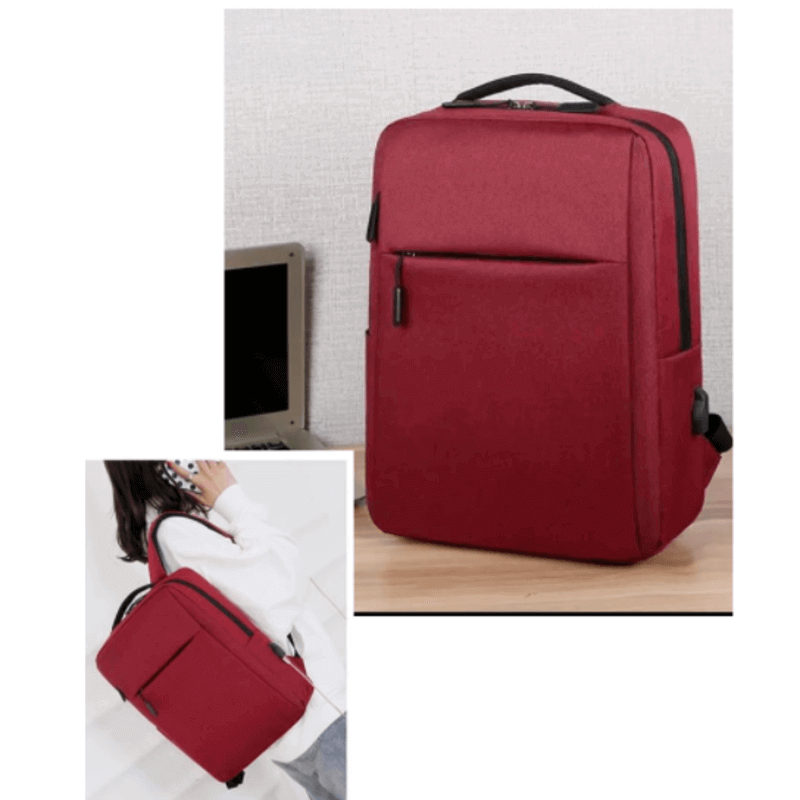 Hq canvas usb supported backpack