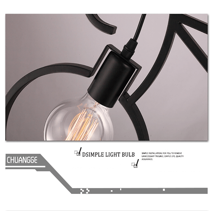 Bicycle shaped bulb holder