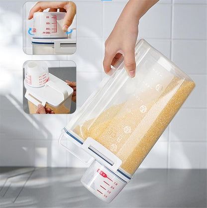 Air tight cereal jar food storage container 2l capacity