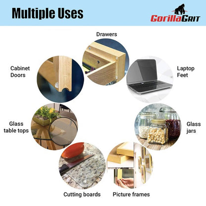 Sound vibration absorber bumper pad for cabinet door -pack of 2