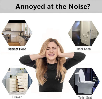 Sound vibration absorber bumper pad for cabinet door -pack of 2