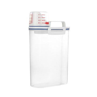 Air tight cereal jar food storage container 2l capacity