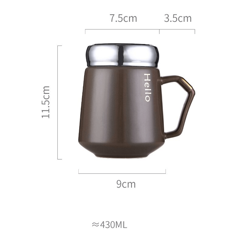 430ml unique nordic ceramic coffee cup