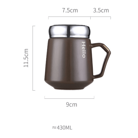 430ml unique nordic ceramic coffee cup