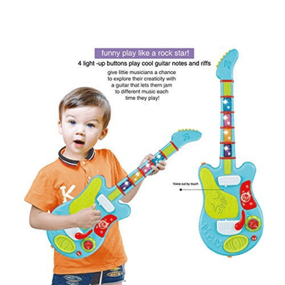 Rock music induction electric guitar for kids