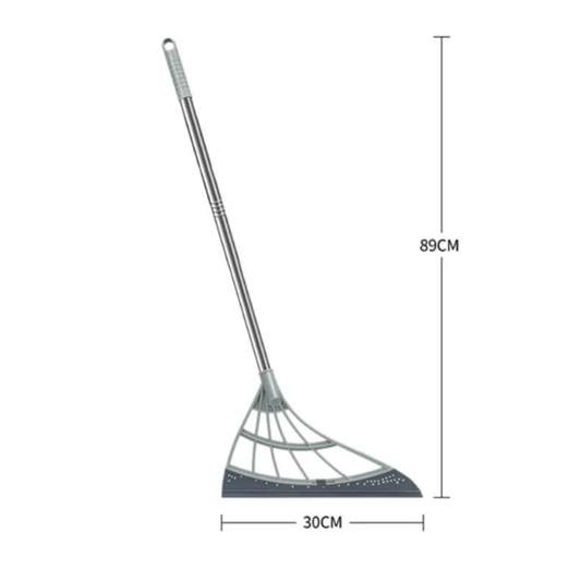 Window washing wiper silicone spatula mop