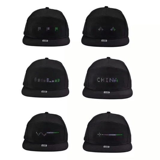 Bluetooth digital led cap