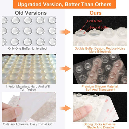 Sound vibration absorber bumper pad for cabinet door -pack of 2