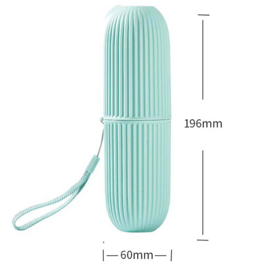2 pcs portable toothbrush toothpaste holder for travel
