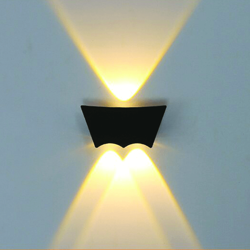 2 in 1 up down bat shaped wall lamp