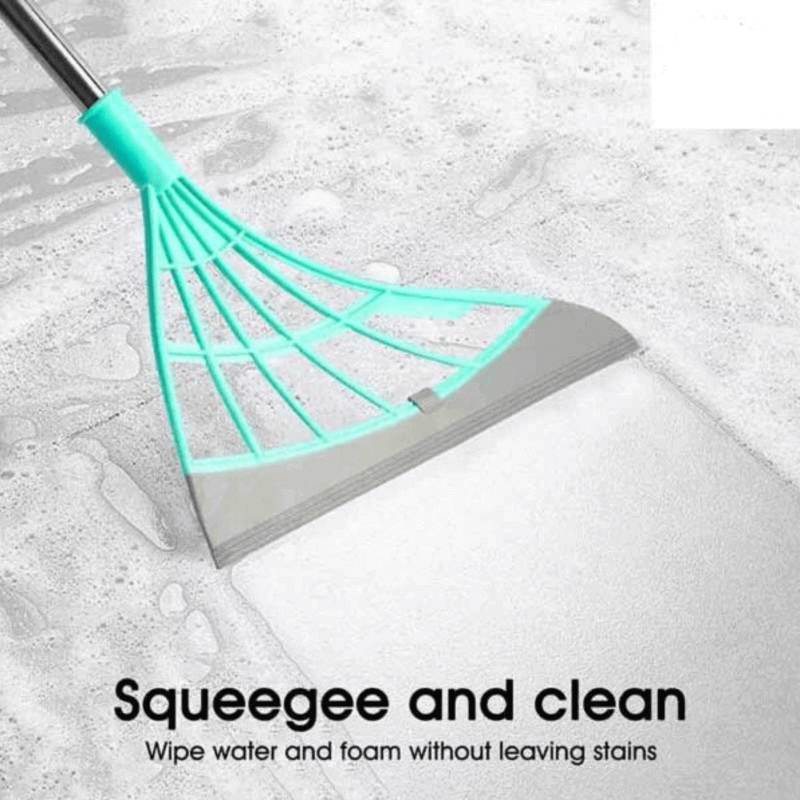 Window washing wiper silicone spatula mop