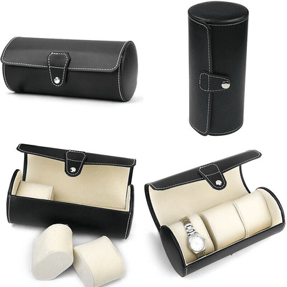 3 slot leather watch organizer