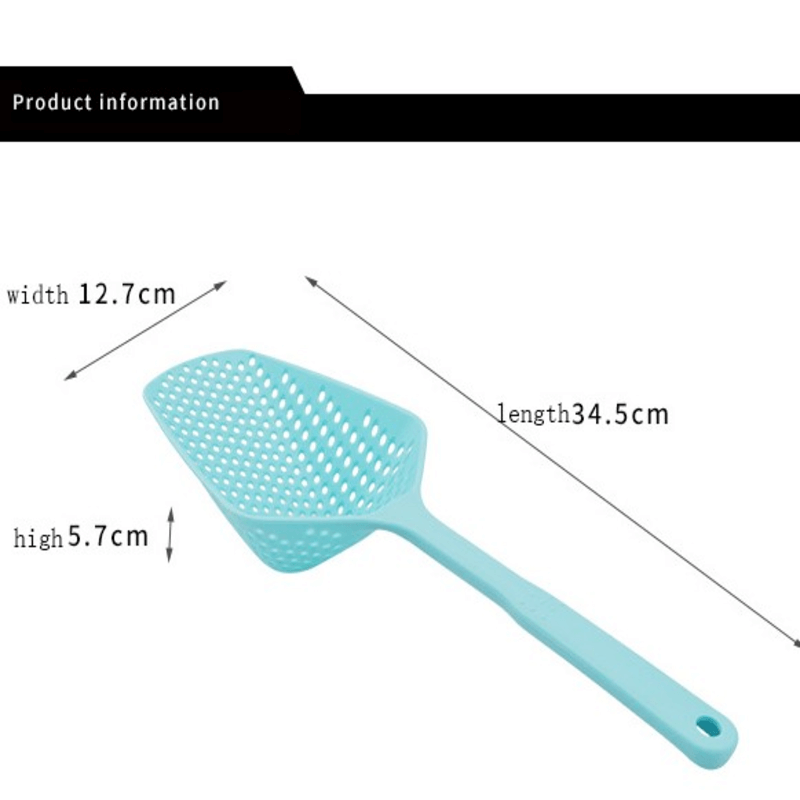 2 pcs kitchen scoop colander strainer