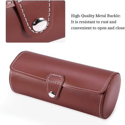 3 slot leather watch organizer