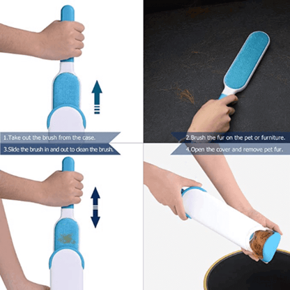3 pcs reusable pet lint brush hair remover