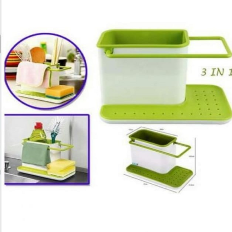 3 in 1 kitchen sink organizer stand