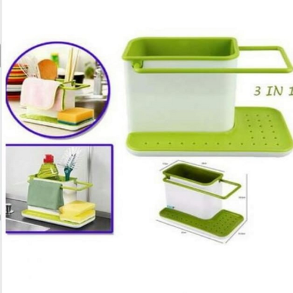 3 in 1 kitchen sink organizer stand