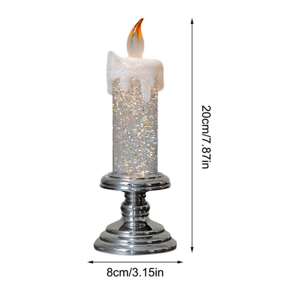 Creative glitter led candles light lamp