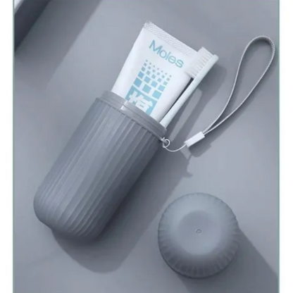 2 pcs portable toothbrush toothpaste holder for travel