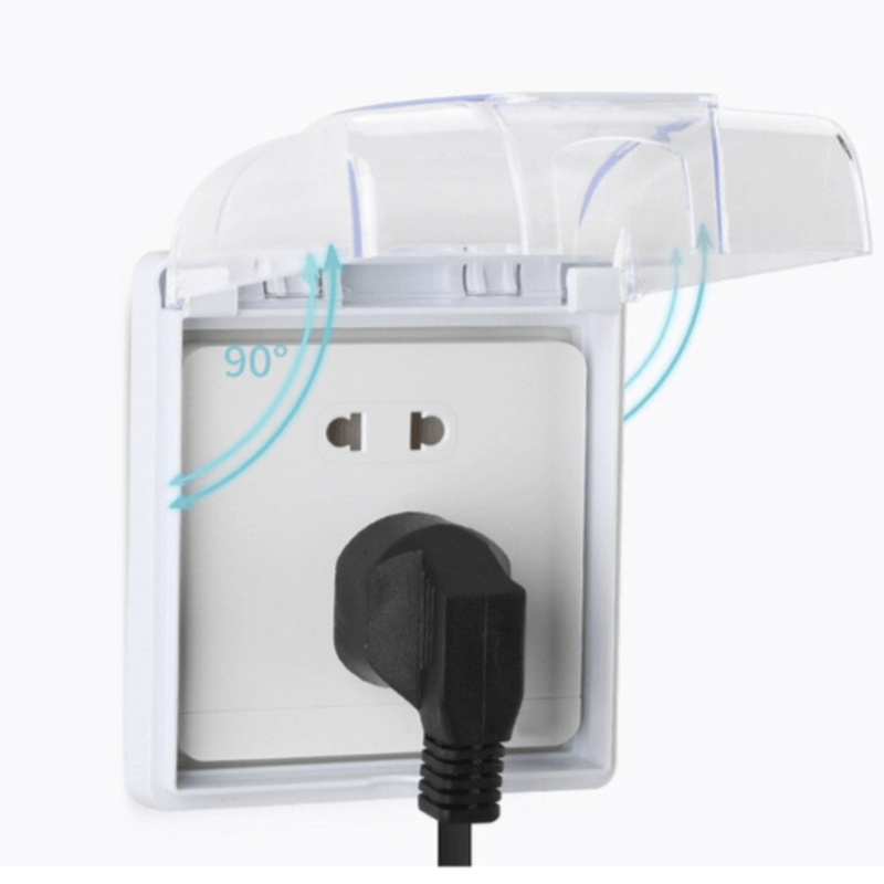 Self adhesive socket switch cover