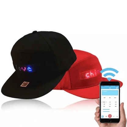 Bluetooth digital led cap
