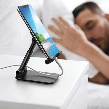 Desktop mobile phone holder