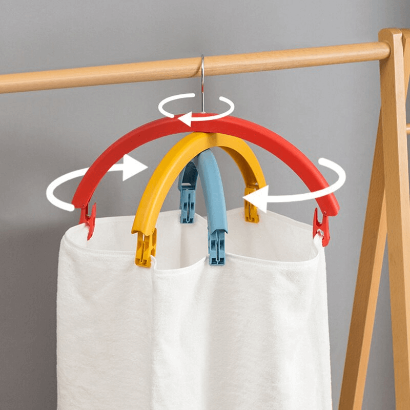 Rainbow rotating cloth hanger