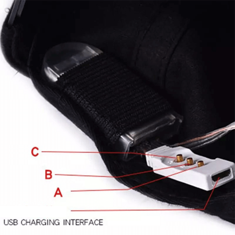 Bluetooth digital led cap