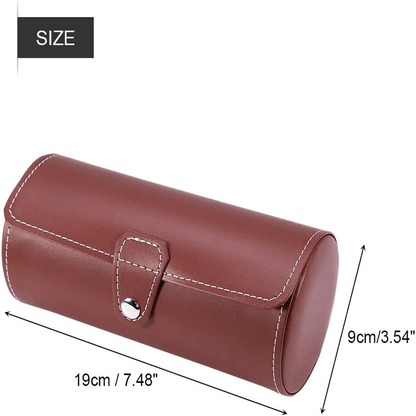 3 slot leather watch organizer