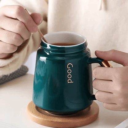 430ml unique nordic ceramic coffee cup