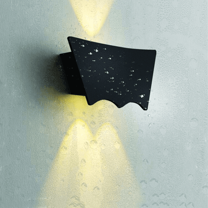 2 in 1 up down bat shaped wall lamp