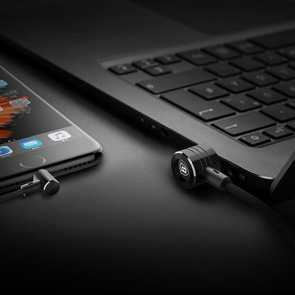 baseus 2 in 1 magnetic micro usb cable for android,ios