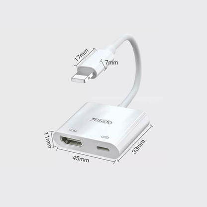 Yesido hm06 hdmi converter splitter cable