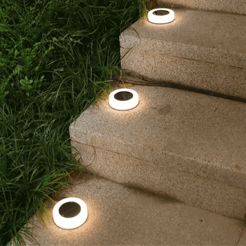 Solar underground round light