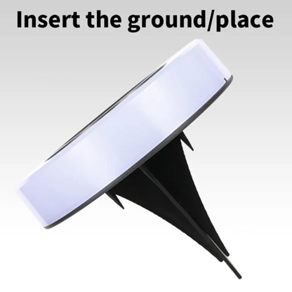 Solar underground round light