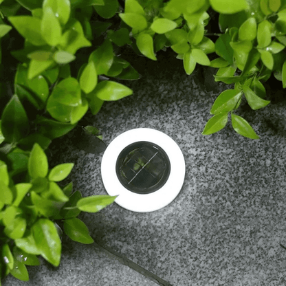 Solar underground round light